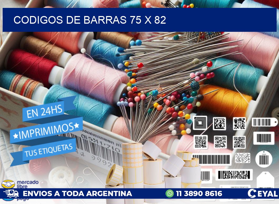 codigos de barras 75 x 82
