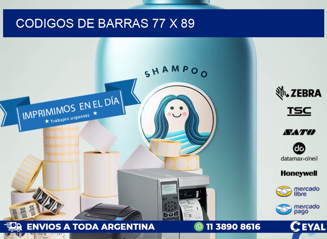 codigos de barras 77 x 89