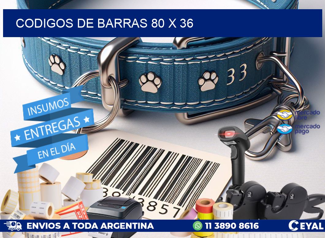 codigos de barras 80 x 36