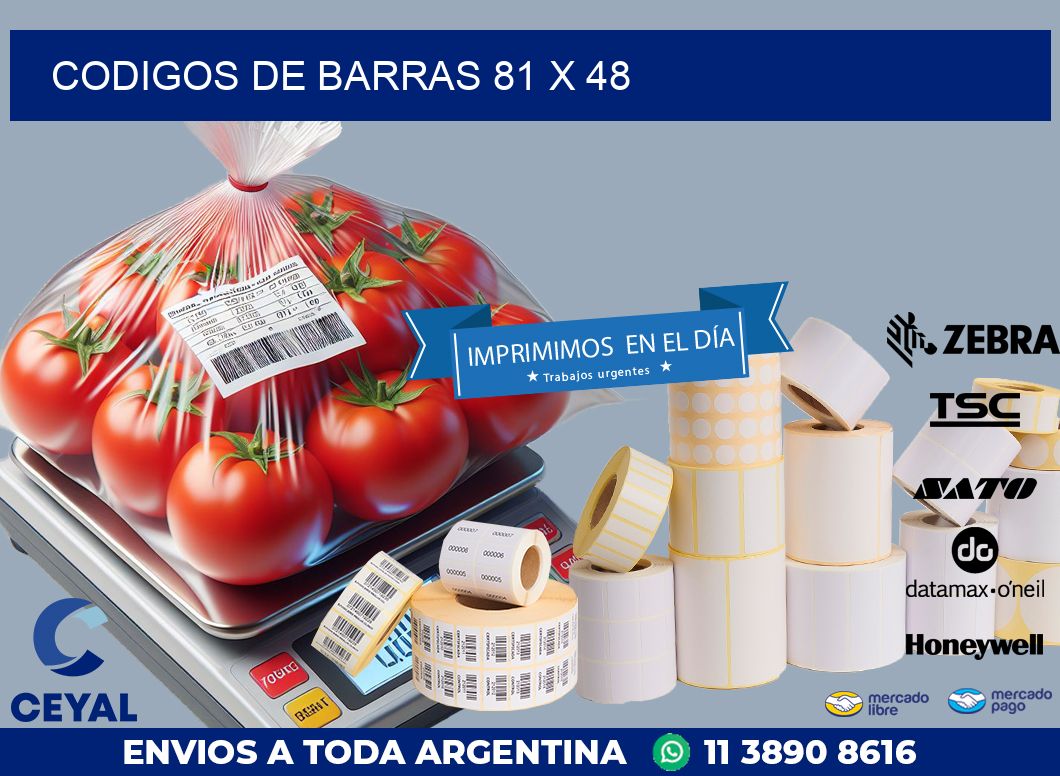 codigos de barras 81 x 48