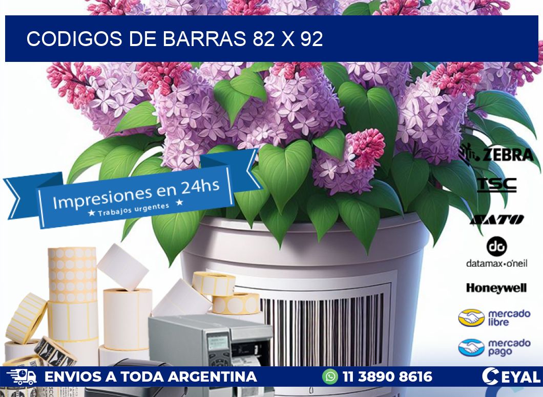 codigos de barras 82 x 92