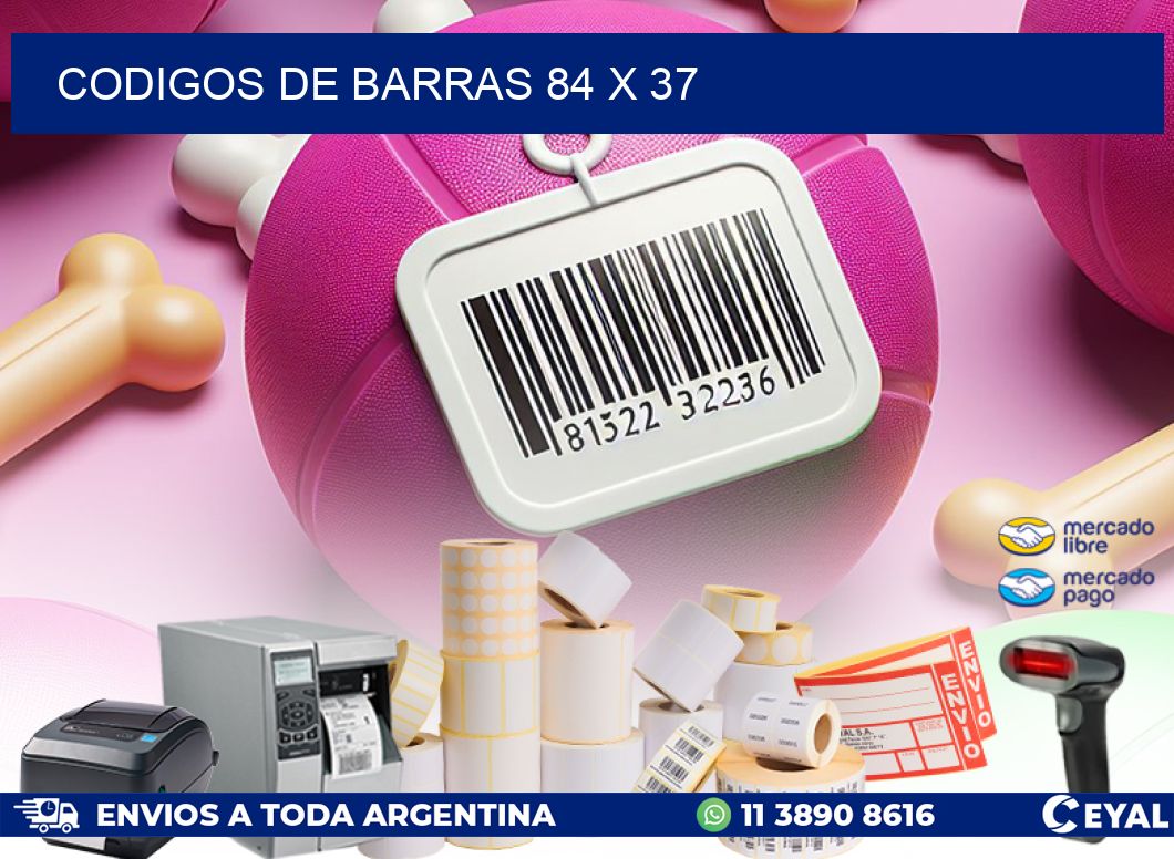 codigos de barras 84 x 37