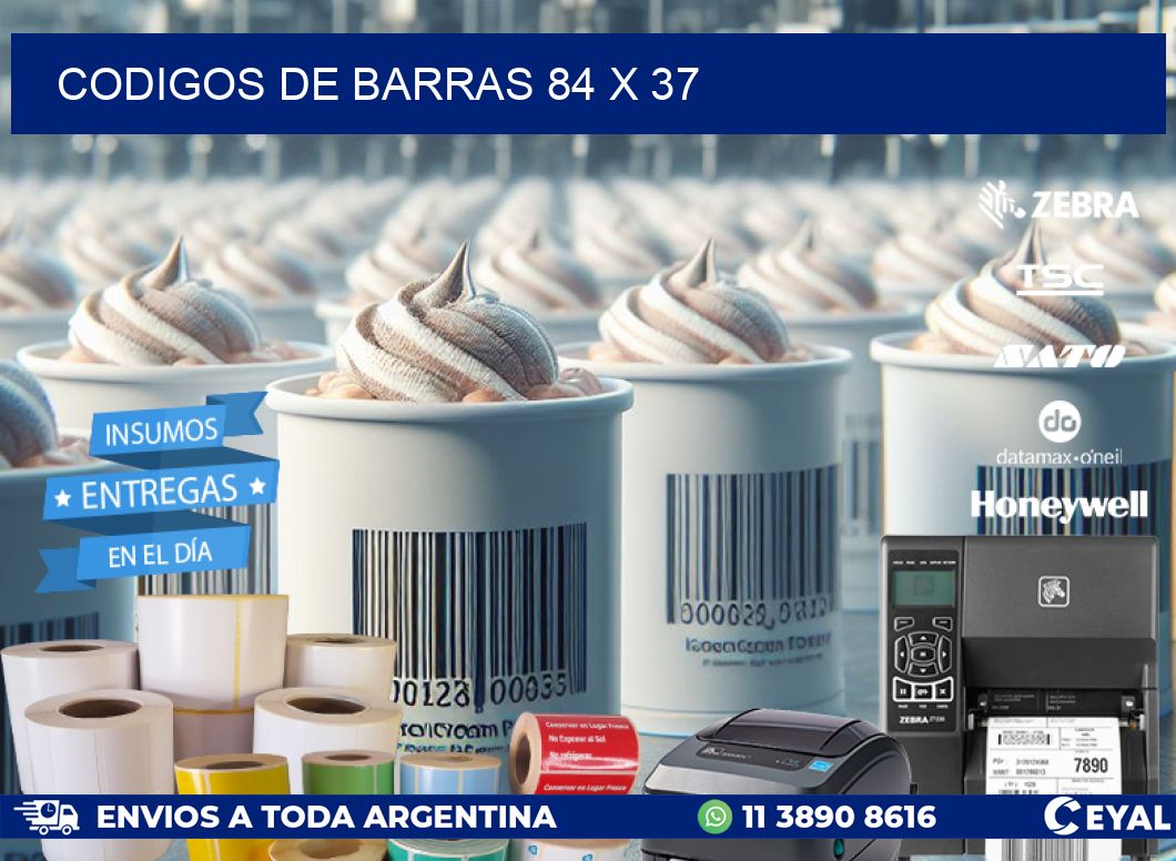 codigos de barras 84 x 37