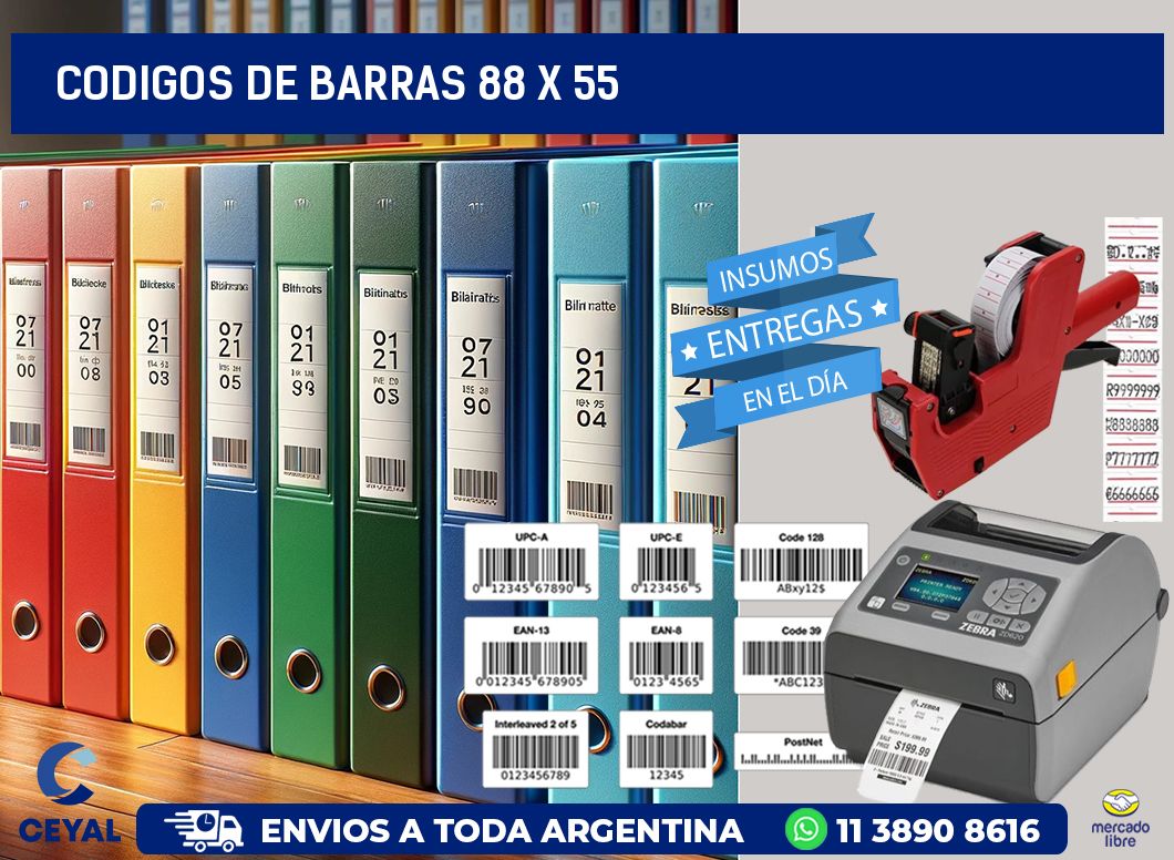 codigos de barras 88 x 55