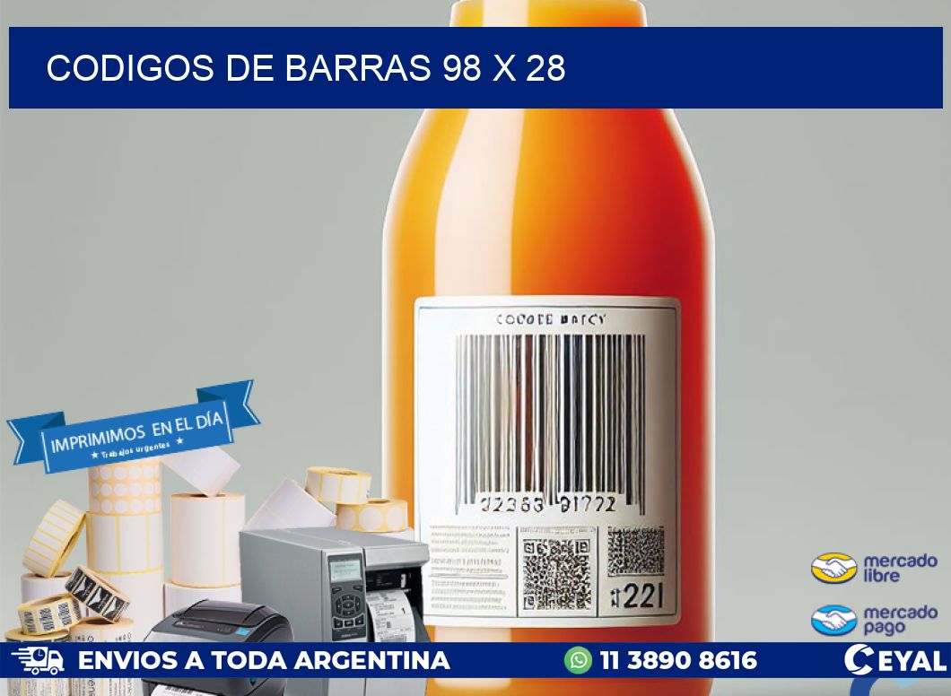 codigos de barras 98 x 28