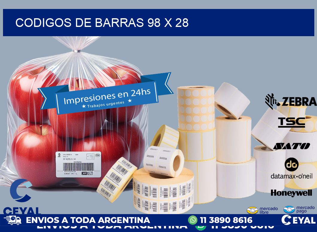 codigos de barras 98 x 28