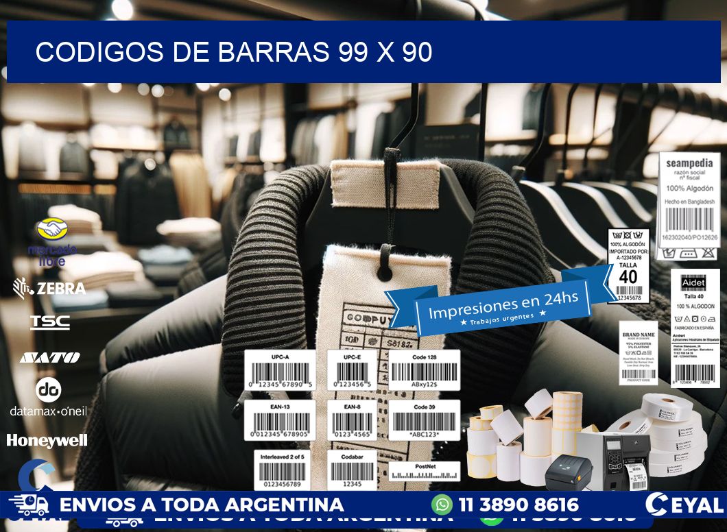 codigos de barras 99 x 90