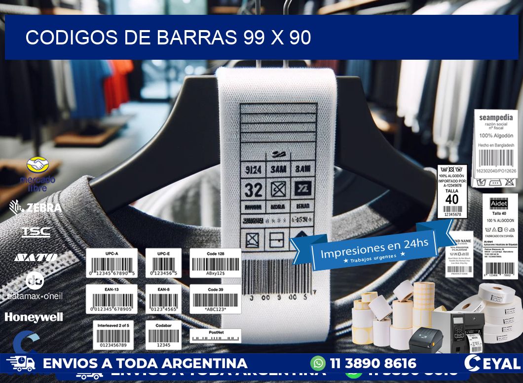 codigos de barras 99 x 90