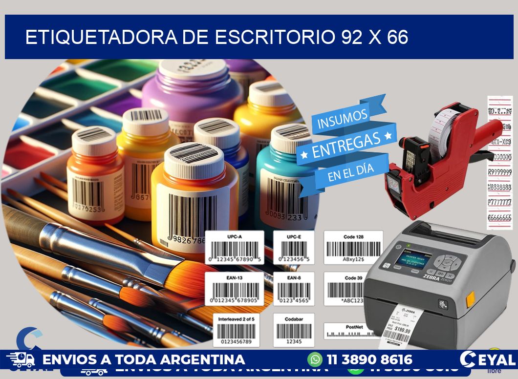 etiquetadora de escritorio 92 x 66