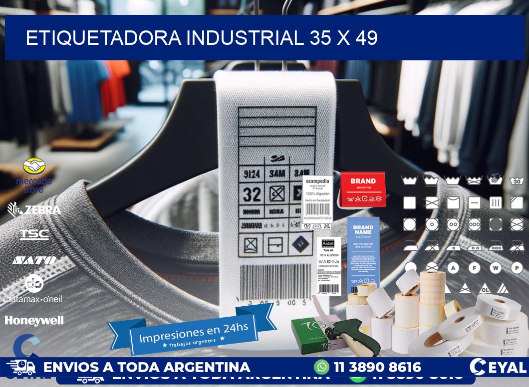 etiquetadora industrial 35 x 49