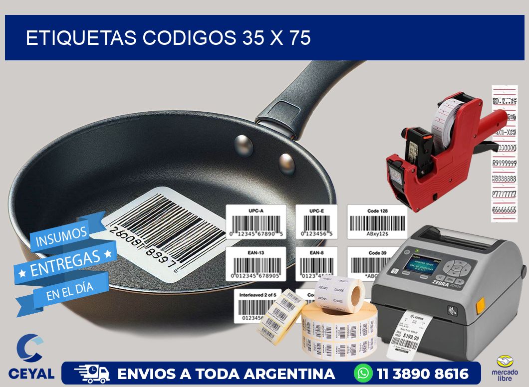 etiquetas codigos 35 x 75