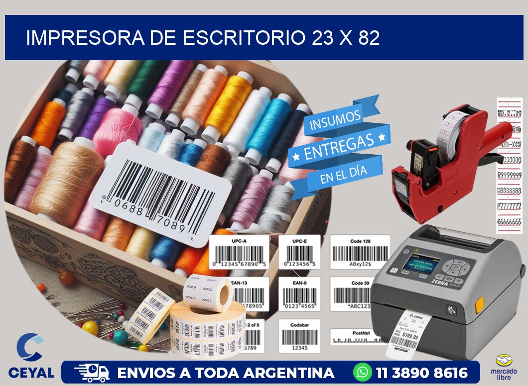 impresora de escritorio 23 x 82