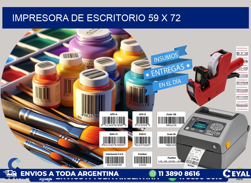 impresora de escritorio 59 x 72