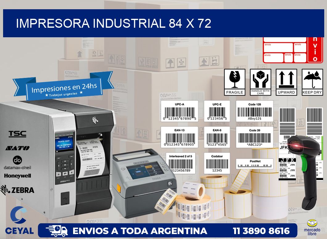impresora industrial 84 x 72