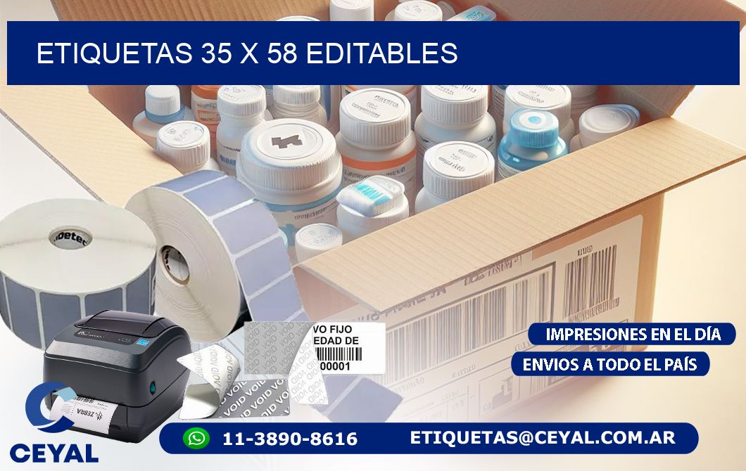ETIQUETAS 35 x 58 EDITABLES