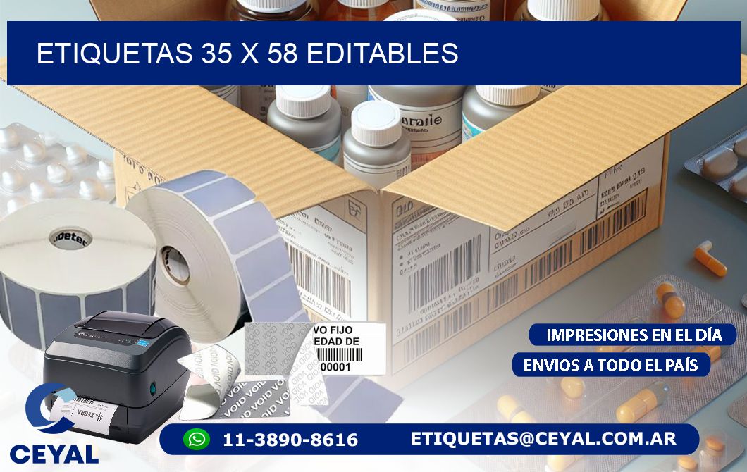 ETIQUETAS 35 x 58 EDITABLES