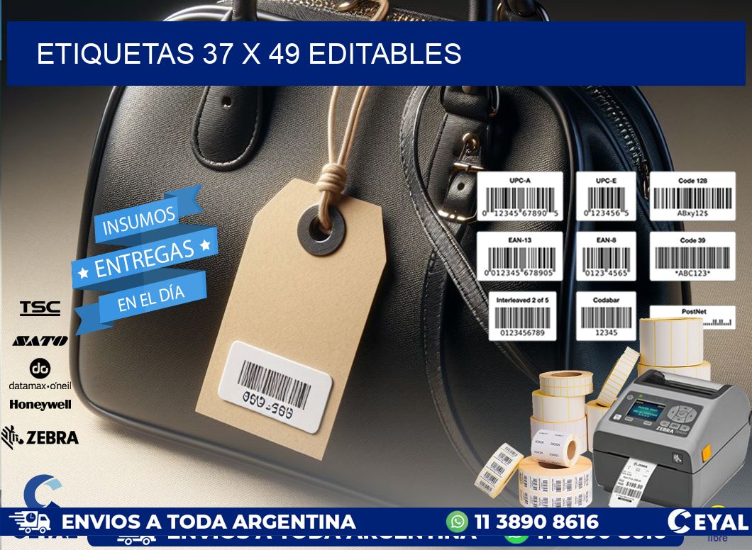 ETIQUETAS 37 x 49 EDITABLES