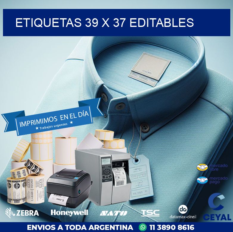 ETIQUETAS 39 x 37 EDITABLES