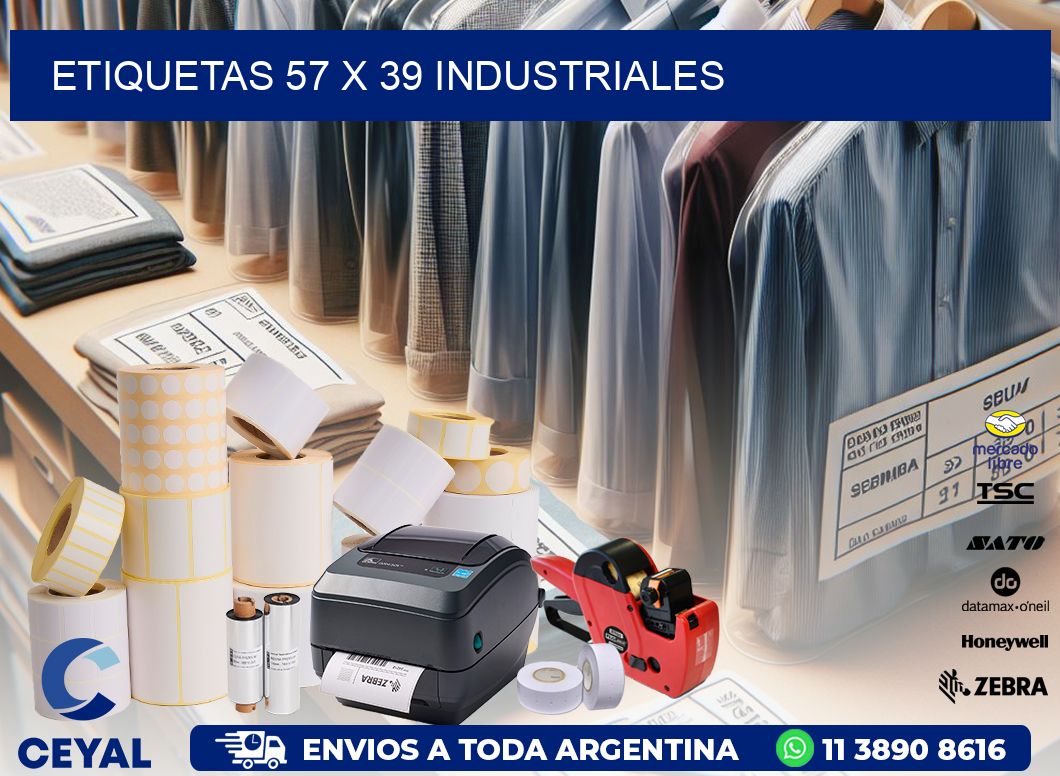 ETIQUETAS 57 x 39 INDUSTRIALES