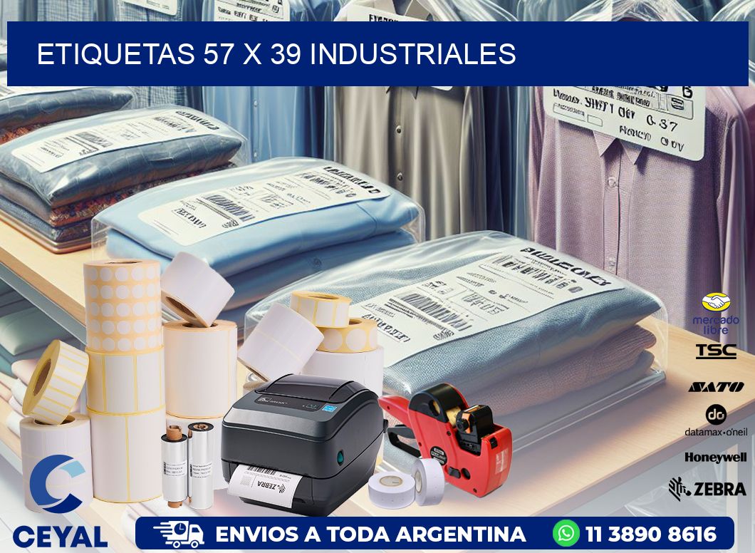 ETIQUETAS 57 x 39 INDUSTRIALES