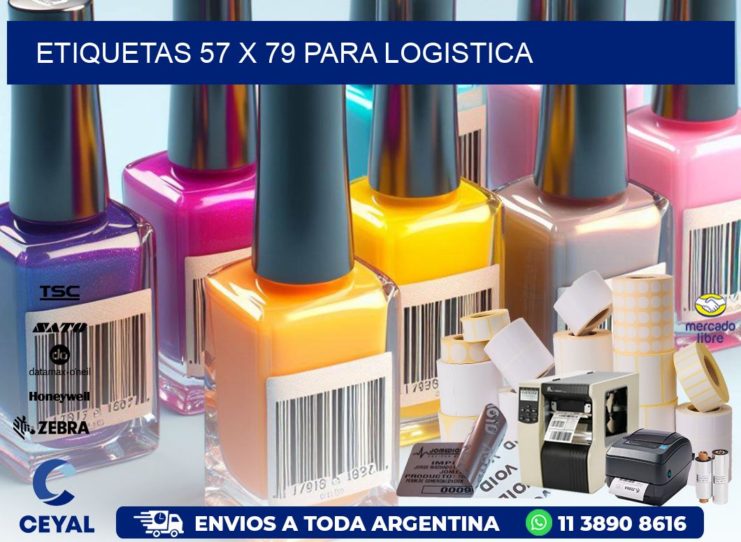 ETIQUETAS 57 x 79 PARA LOGISTICA