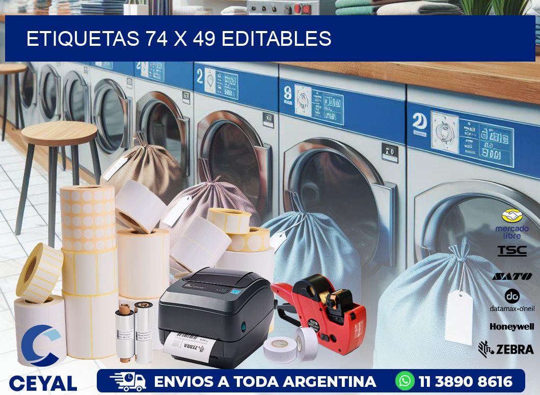 ETIQUETAS 74 x 49 EDITABLES
