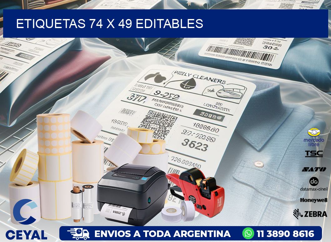 ETIQUETAS 74 x 49 EDITABLES