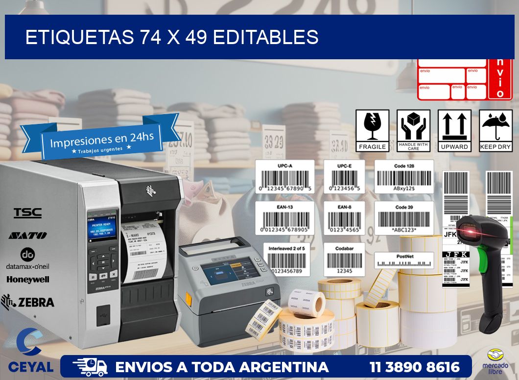 ETIQUETAS 74 x 49 EDITABLES