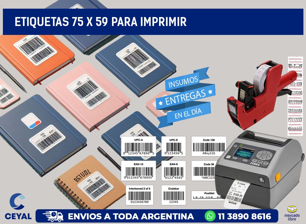 ETIQUETAS 75 x 59 PARA IMPRIMIR