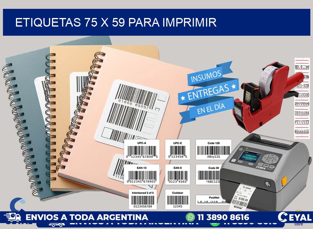 ETIQUETAS 75 x 59 PARA IMPRIMIR