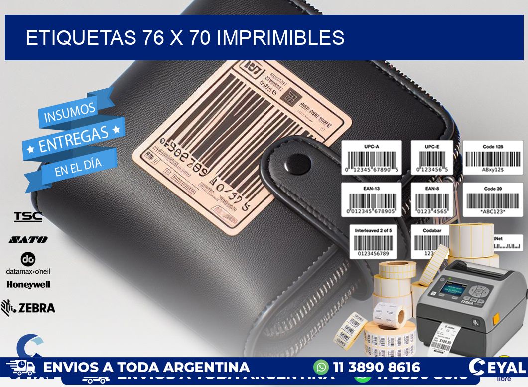 ETIQUETAS 76 x 70 IMPRIMIBLES