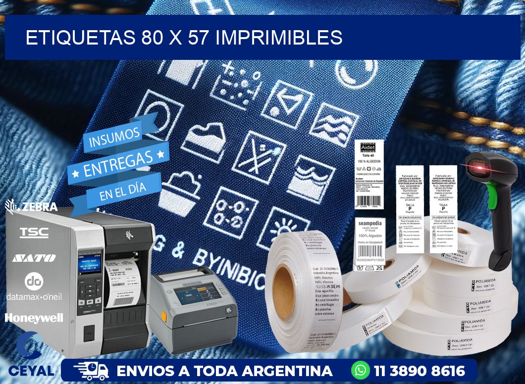 ETIQUETAS 80 x 57 IMPRIMIBLES