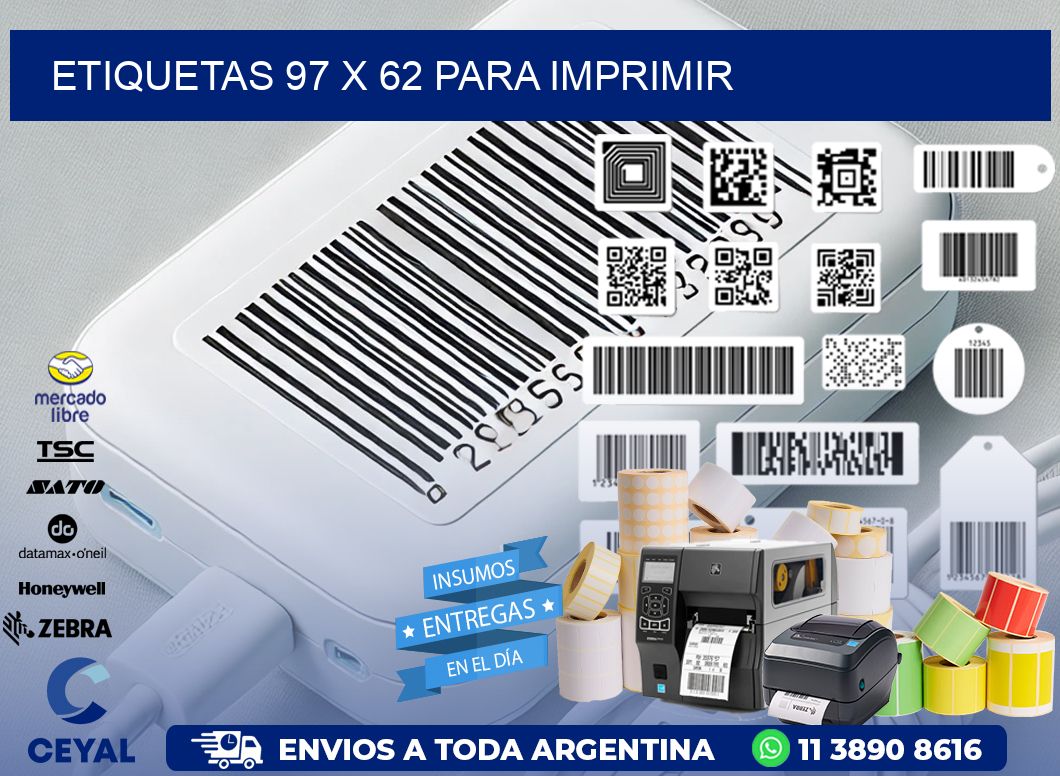ETIQUETAS 97 x 62 PARA IMPRIMIR