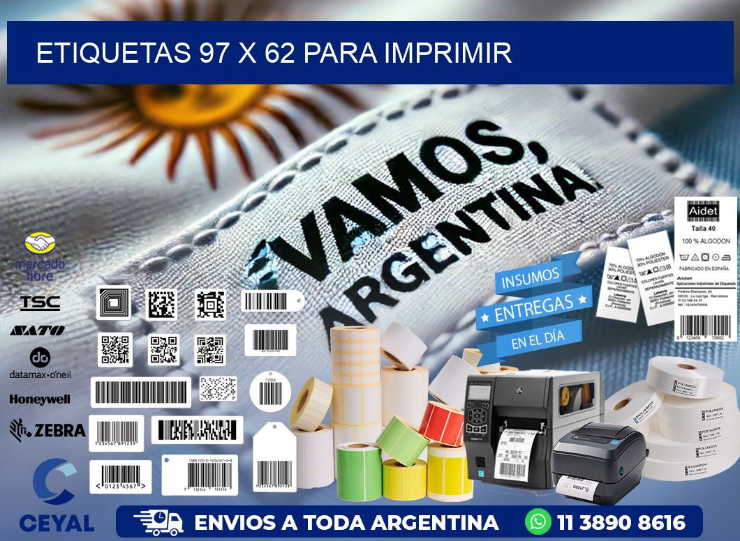 ETIQUETAS 97 x 62 PARA IMPRIMIR