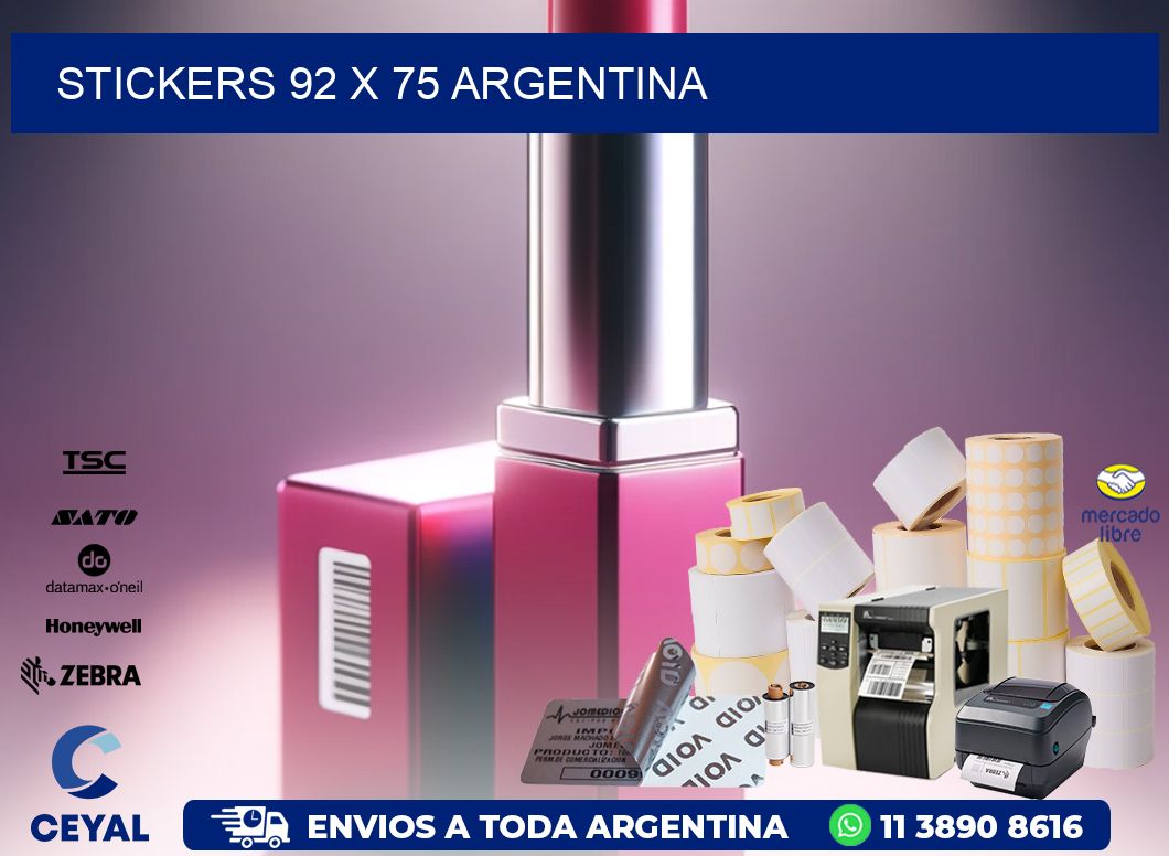STICKERS 92 x 75 ARGENTINA
