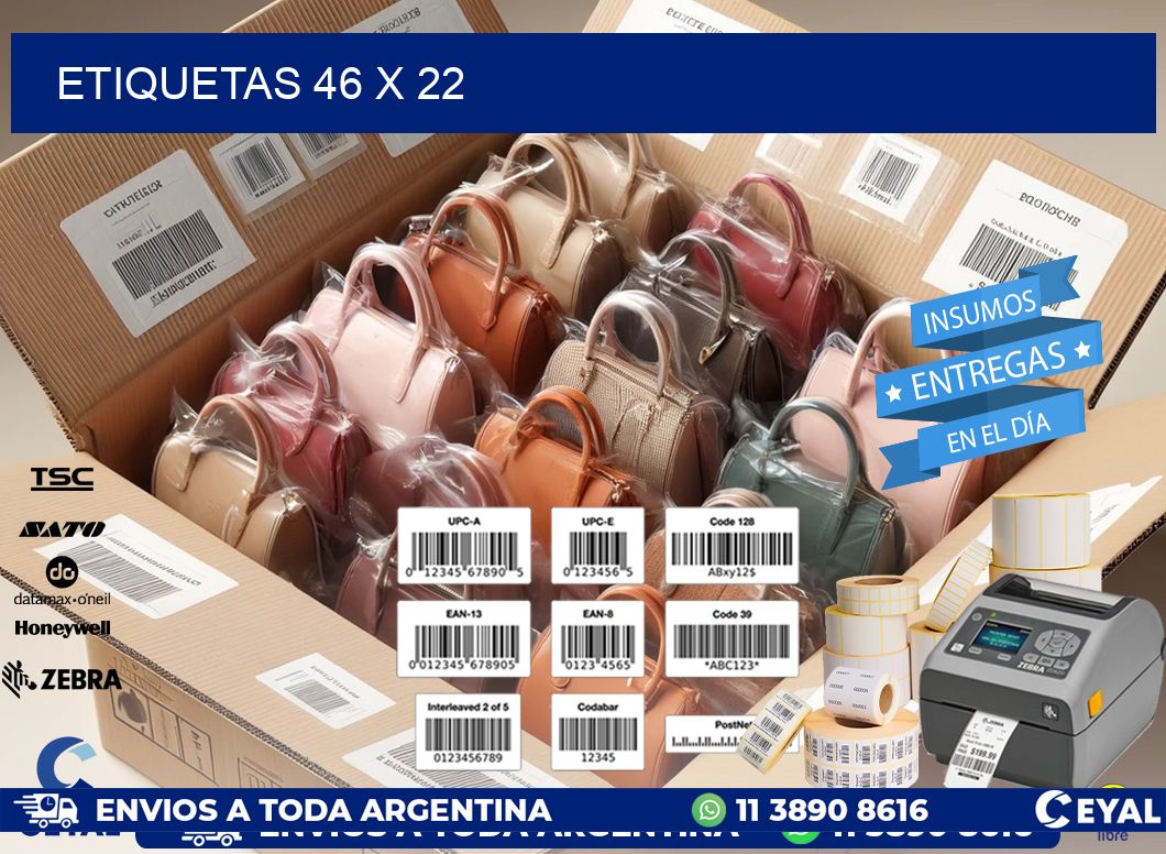 etiquetas 46 x 22
