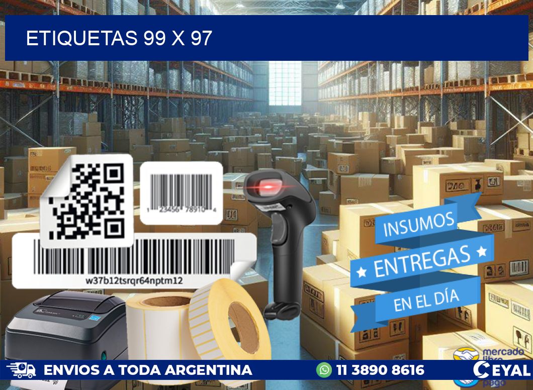 etiquetas 99 x 97