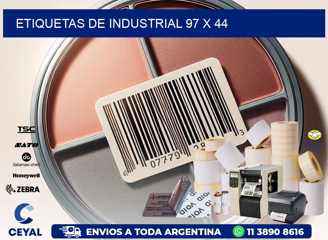 etiquetas de industrial 97 x 44