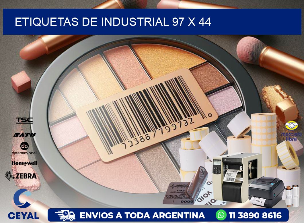 etiquetas de industrial 97 x 44