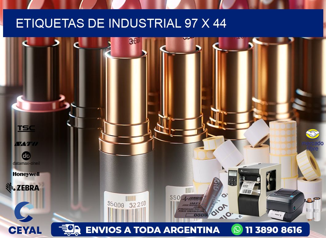 etiquetas de industrial 97 x 44