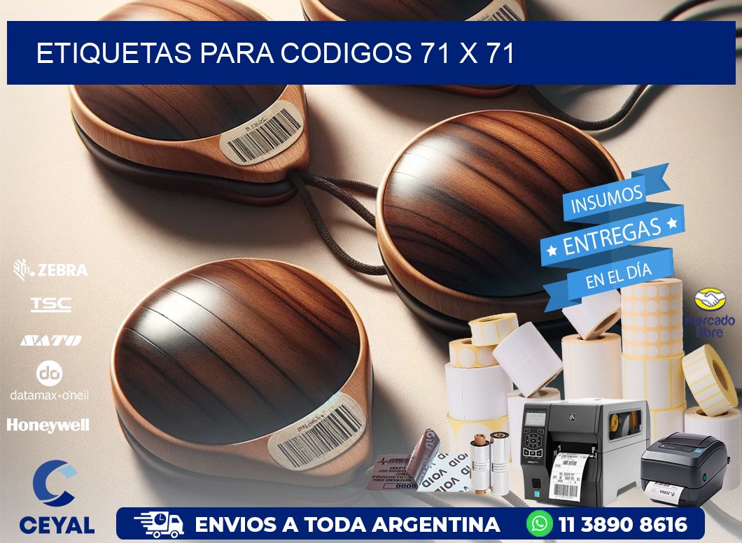 etiquetas para codigos 71 x 71