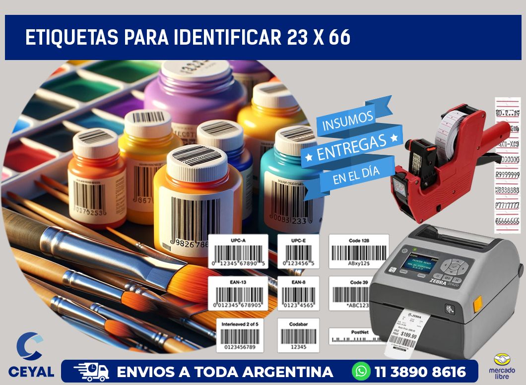 etiquetas para identificar 23 x 66