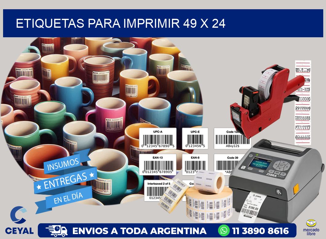 etiquetas para imprimir 49 x 24