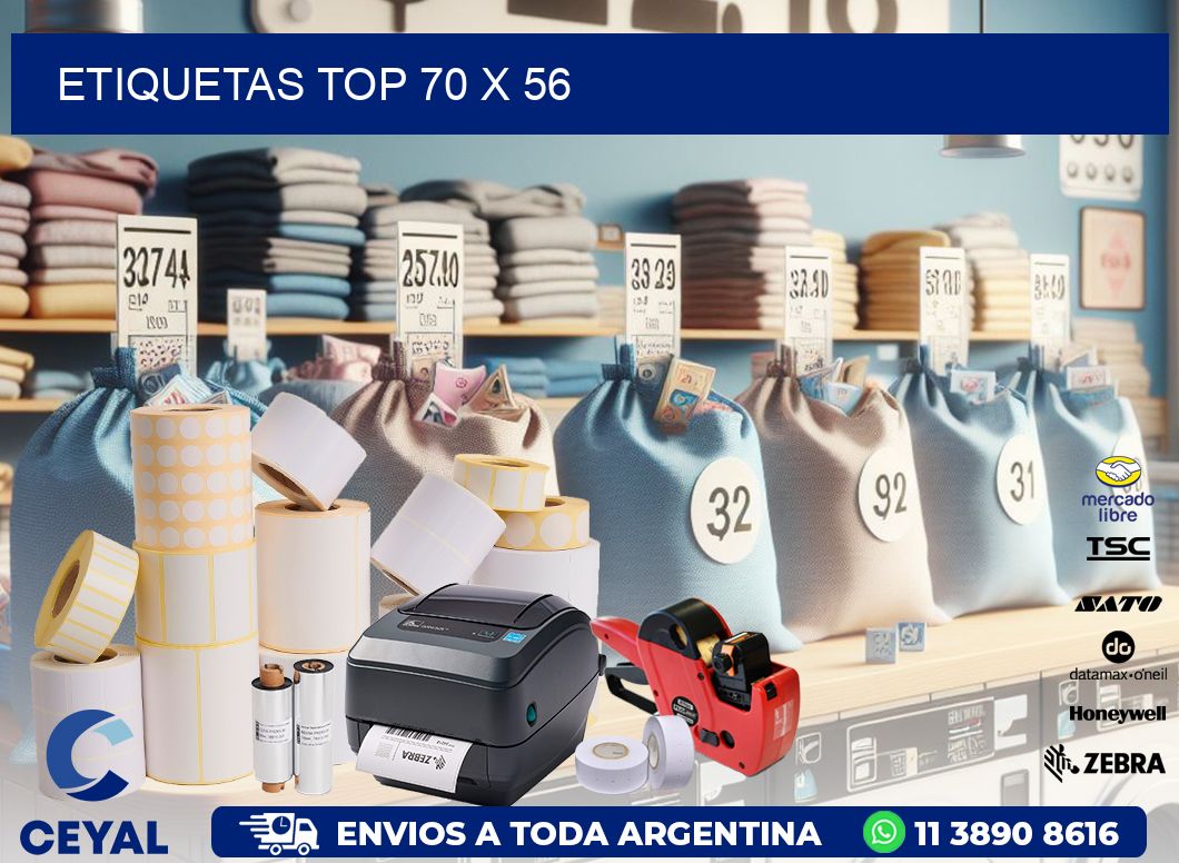 etiquetas top 70 x 56