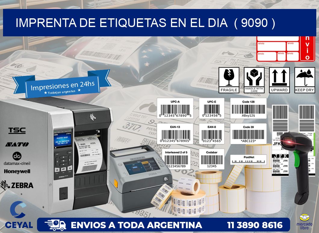 imprenta de etiquetas en el dia  ( 9090 )