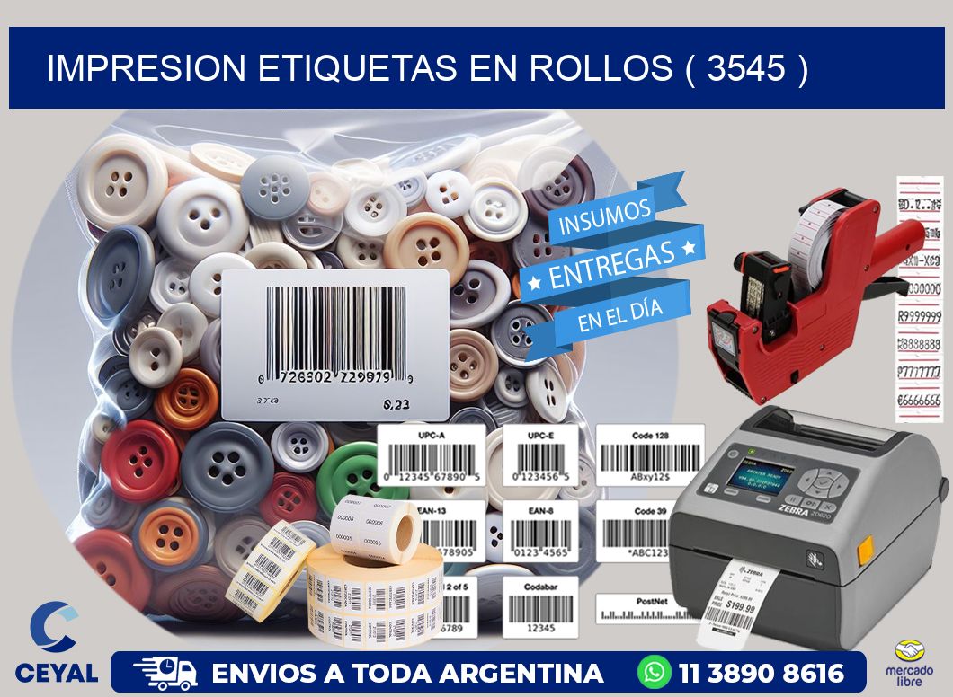 impresion etiquetas en rollos ( 3545 )
