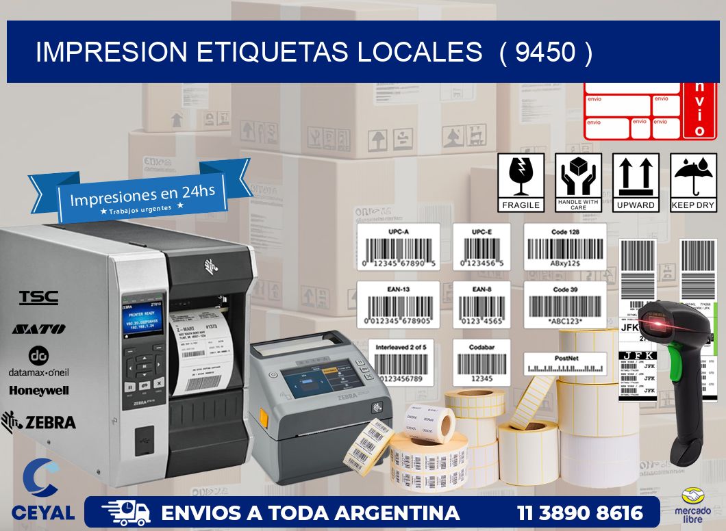 impresion etiquetas locales  ( 9450 )