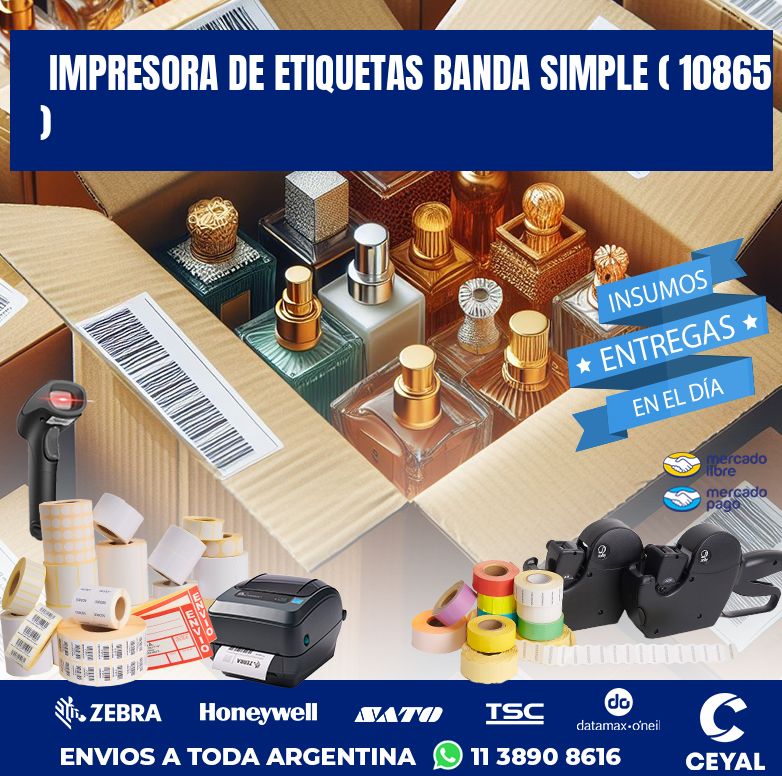 impresora de etiquetas banda simple ( 10865 )