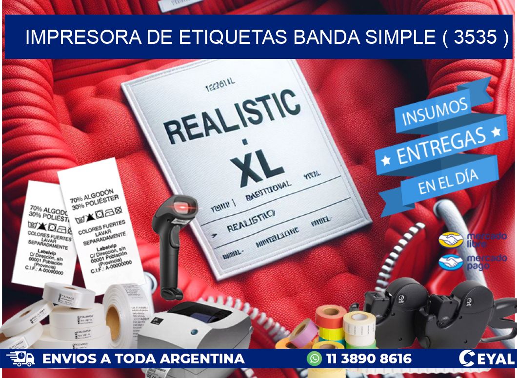 impresora de etiquetas banda simple ( 3535 )
