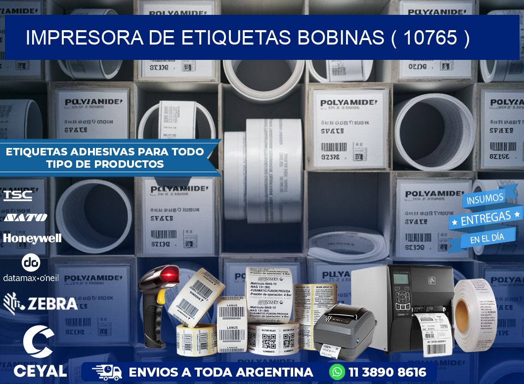 impresora de etiquetas bobinas ( 10765 )